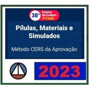 1ª Fase OAB XXXVIII 38º – Superintensivo – 40 pontos (CERS 2023) (Ordem dos Advogados do Brasil)