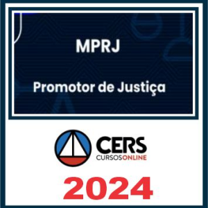 MP RJ (Promotor de Justiça) Pós Edital – Cers 2024