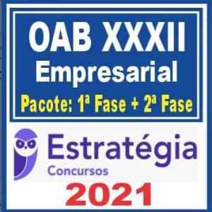 OAB XXXII Empresarial (Pacote 1ª fase + Curso de 2ª fase) Estratégia