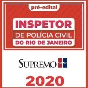PC RJ – INSPETOR – AOCP – SUPREMO – RATEIO PCRJ POLICIA CIVIL RIO DE JANEIRO