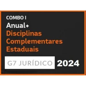 COMBO I – ANUAL (INTENSIVO I + INTENSIVO II) + DISCIPLINAS COMPLEMENTARES ESTADUAIS – 2024 (G7 2024)